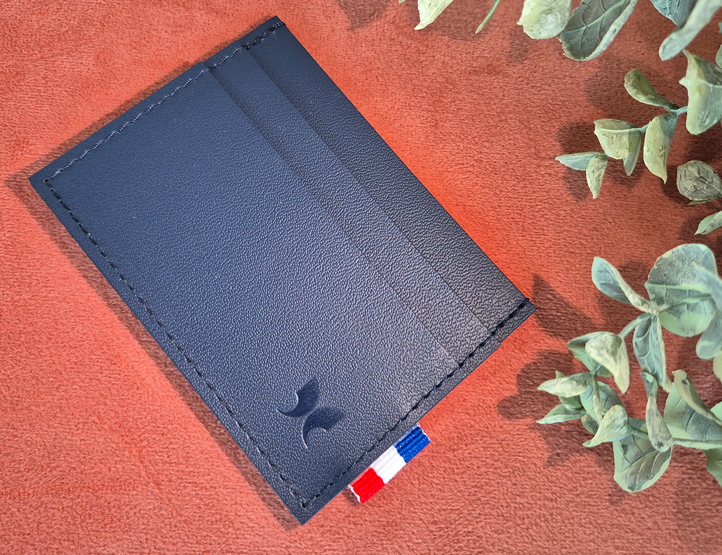 Porte-carte en cuir recyclé