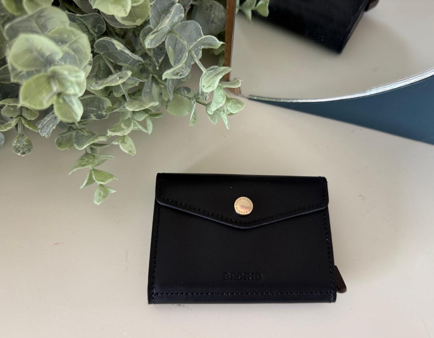 Portefeuille en cuir - protection RFID