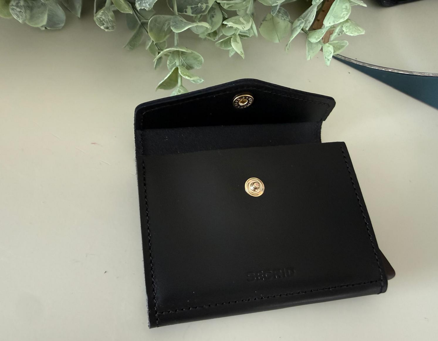 Portefeuille en cuir - protection RFID